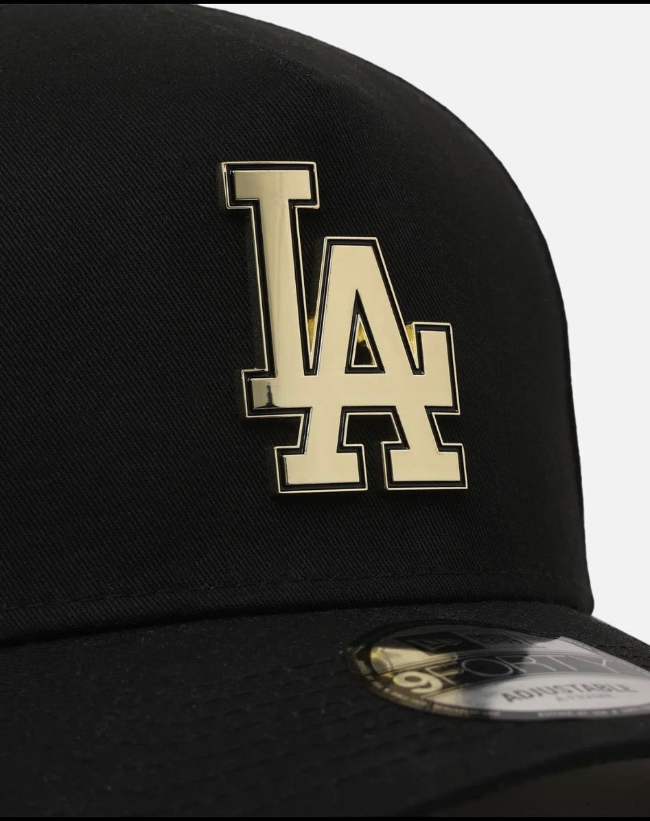 Los Angeles Dodgers 'Pin Metálico Gold' 9FORTY A-Frame Snapback