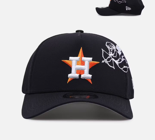 Houston Astros 'Cherub Official Team Color' 9FORTY A-Frame Snapback