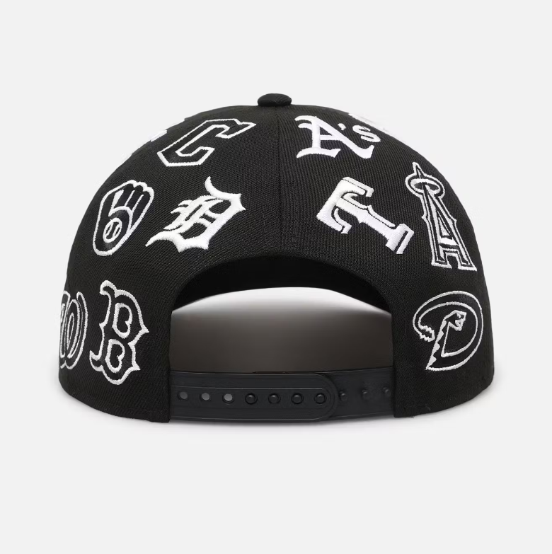 A ll Over Leagues' MLB BLACK 9FORTY A-Frame Snapback