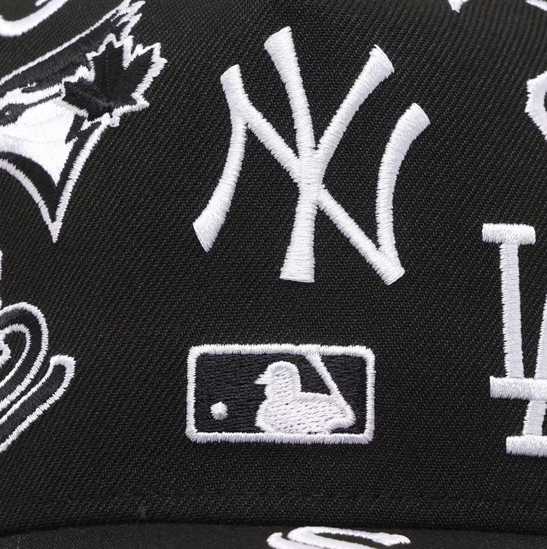 A ll Over Leagues' MLB BLACK 9FORTY A-Frame Snapback