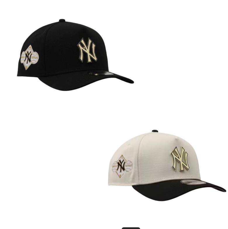 New York Yankees 'Pin Metálico Gold' 9FORTY A-Frame Snapback